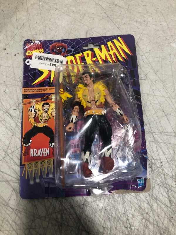 Photo 2 of Hasbro Figure Kraven Spiderman Marvel Comics 15cm