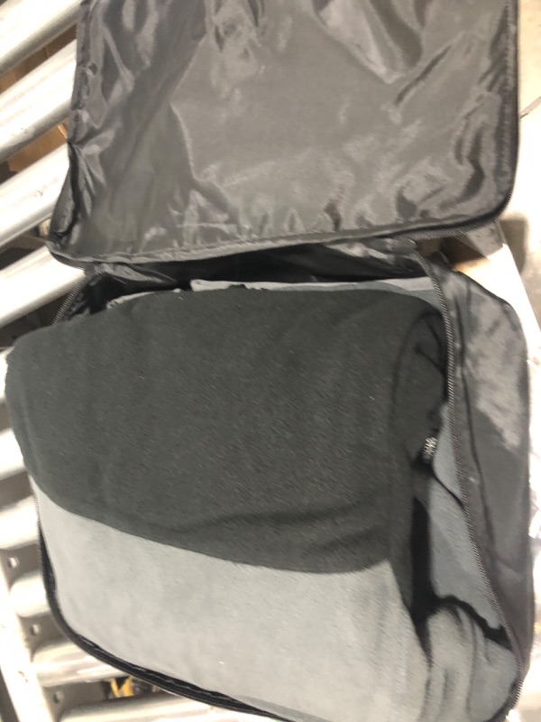 Photo 2 of Venustas Mens Heated Jacket, Fleece with Battery Pack 7.4V, Premium Zippers 4X-Large Black&grey
