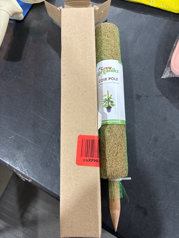 Photo 2 of 12 inch, 1 Pack Coco Coir Moss Pole for Plants, Moss Pole for Plants Monstera, Coco Coir Moss Poles Plant Support Stakes for Indoor Climbing Plants Grow Upwards, Coco Coir Totem Stakes
