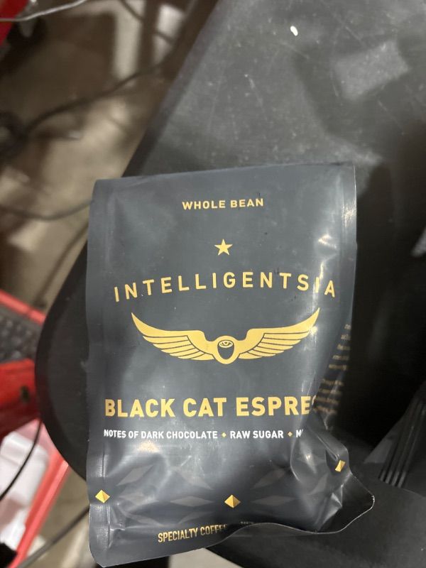 Photo 2 of Intelligentsia Coffee Gifts, Medium Roast Whole Bean Coffee - Black Cat Espresso 12 Ounce Bag with Flavor Notes of Stone Fruit, Dark Sugars and Dark Chocolate Black Cat Classic Espresso, WB