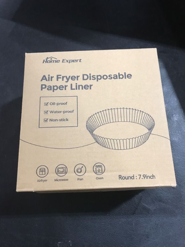 Photo 2 of Air Fryer Parchment Paper Liners- 450PCS Air Fryer Paper Liners Disposable, Liners for Air Fryer Basket, Non-Stick Food Grade Parchment Paper Sheets for Air Fryer,Baking,Cooking 6.3 Inch 1 6.3 inch