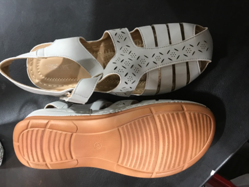 Photo 2 of  Sandals Womens Wedge Summer Closed Toe Platform Shoes Comfy Wedge Sandal Sandals,Blue  SIZE 43