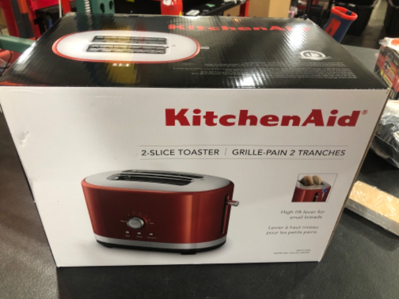 Photo 2 of KitchenAid - KMT2116ER 2-Slice Extra-Wide Slot Toaster - Empire Red
