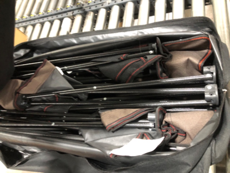 Photo 1 of BotaBay Folding Camping Table, Portable Lightweight Picnic Table with 6 Chairs, for Outdoor Travel, Grill Beaches Party, Backyard BBQ, Brown Large 7pcs Brown