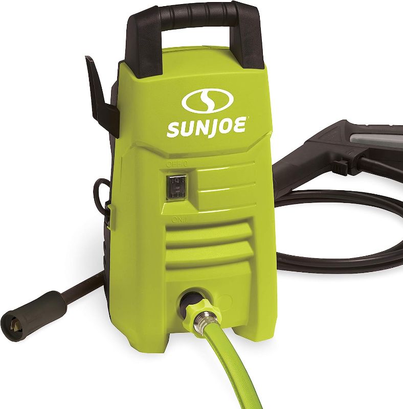 Photo 1 of  Sun Joe SPX201E 1350 Max PSI 1.45 GPM 10-Amp Electric Pressure Washer, Green 