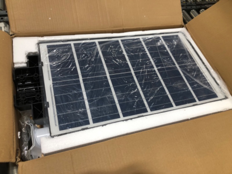 Photo 1 of lamvip 1200W Solar Street Lights Outdoor, Motion Sensor Dusk to Dawn Led Solar Light IP67 Waterproof 120000LM Flood Lights with Remote Control 1125 LED Beads for Parking Lot Yard Garden Patio Walkway 1200 Watts