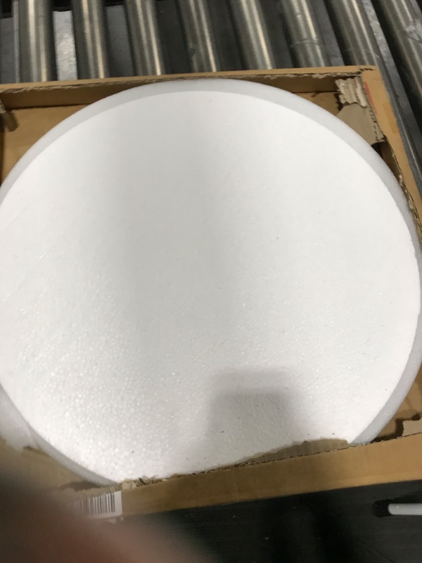 Photo 2 of JUFU Clear Round Glass Top, 1/4" Thick Tempered Table Top with Pencil Polished Edge,Transparent Flat Circular Sheet Ideal to Be Used for Dining Table, Coffee Table, Restaurant Table (18'' Diameter)