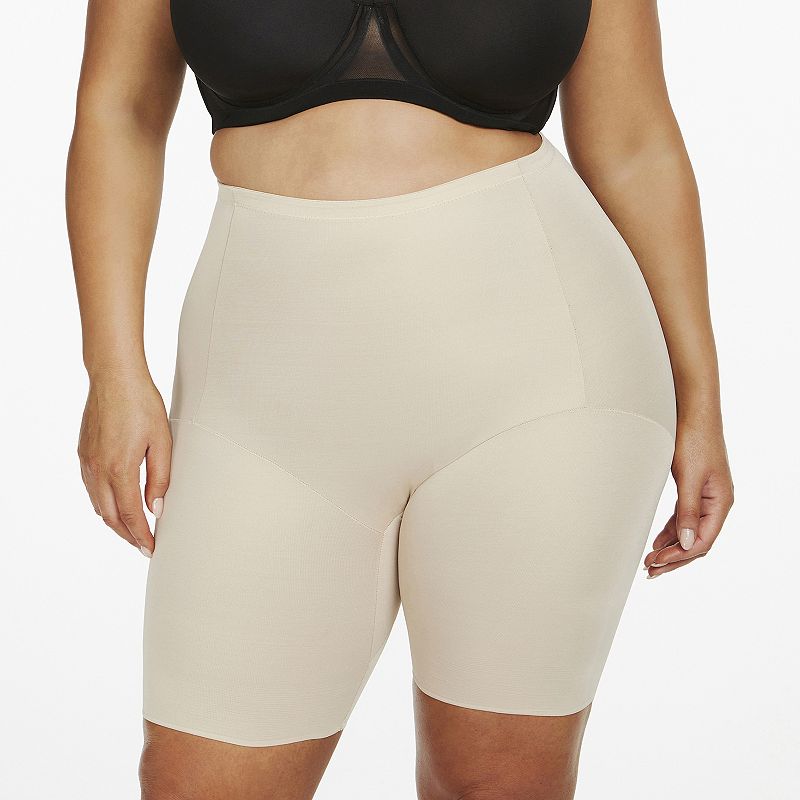 Photo 1 of 2XL Naomi & Nicole Women's Plus Size Unbelievable Comfort Bike Short in Warm Beige (7786) | Size 2XL |
