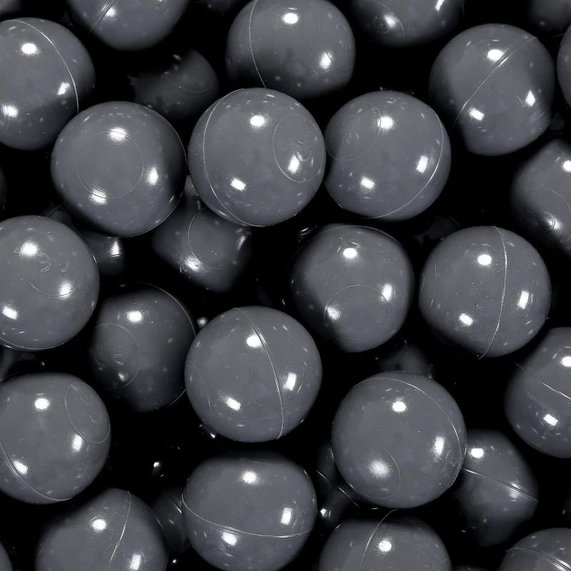 Photo 1 of Ball Pit Balls Clear Ball Pit Balls - Crush Proof Ball Pit Balls Plastic Toy Balls for Ball Pit Boys and Girls