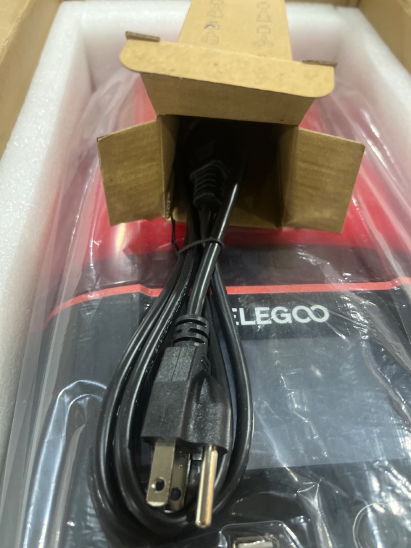 Photo 1 of **FINAL SALE, FOR PARTS ONLY** ELEGOO Resin 3D Printer, Mars 3 Pro MSLA 3D Printer with 6.6-Inch Ultra 4K Monochrome LCD, Print Size of 143.43 × 89.6 × 175 m³/5.647 × 3.52 × 6.8 in³ and Replaceable Activated-Carbon