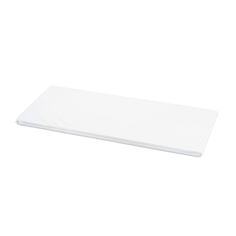 Photo 1 of Angeles AEL7090 Waterproof Baby Changing Table Pad, Infant Diaper Changing Table Mat, Pad for Newborn Nursery Station, White