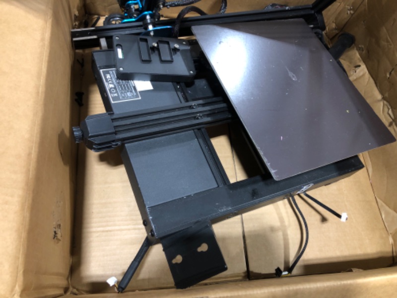 Photo 3 of DAMAGED, SOLD FOR PARTS ONLY, Sovol SV01 Pro 3D Printer with Metal Direct Drive Extruder CR-Touch Silent Board Dual Z-axis 4.3 inch Handheld Color Touch Screen Flexible Magnetic Plate, Larger Build Volume 11x9.5x11.8 inch