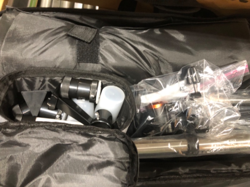 Photo 4 of Hetekan Telescopes for Adults Astronomy, Telescope 90mm Aperture 700mm for Adults Kids & Beginners,Refractor Telescope with Tripod, Finderscope and Phone Adapter Telescope90700