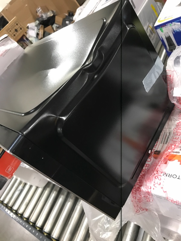 Photo 1 of 0.9 cu. ft. 900-Watt Countertop Microwave in Stainless Steel