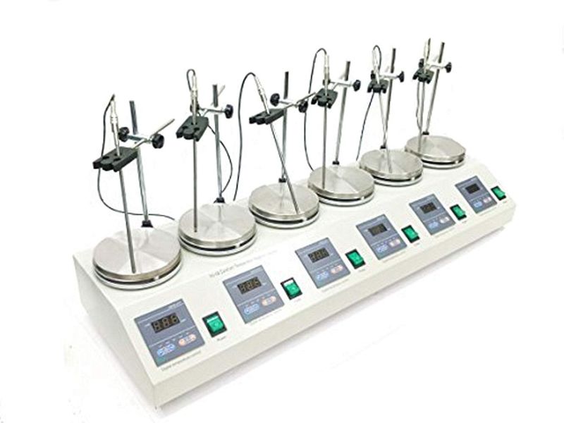 Photo 1 of  HJ-6A 6 Heads Multi Unit Digital Thermostatic Magnetic Stirrer Hotplate Mixer 