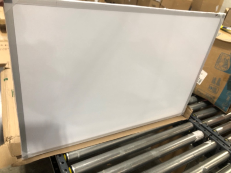 Photo 3 of VIZ-PRO Magnetic Dry Erase Board, 36 X 24 Inches, Silver Aluminium Frame