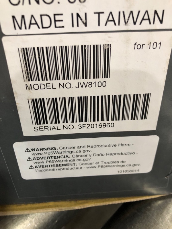 Photo 4 of  Janome JW8100 Fully-Featured Computerized Sewing Machine with 100 Stitches, 7 Buttonholes, Hard Cover, Extension Table and 22 Accessories 