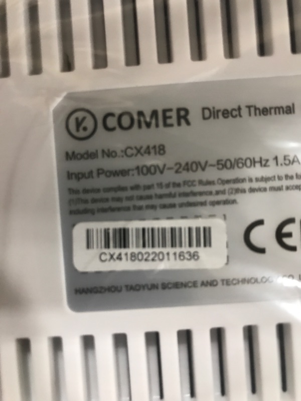 Photo 3 of K Comer Shipping Label Printer 150mm/s High-Speed 4x6 Direct Thermal Label Printing for Shipment Package 1-Click Setup on Windows/Mac,Label Maker Compatible with Amazon, Ebay, Shopify, FedEx,USPS,Etsy BASIC VERSION