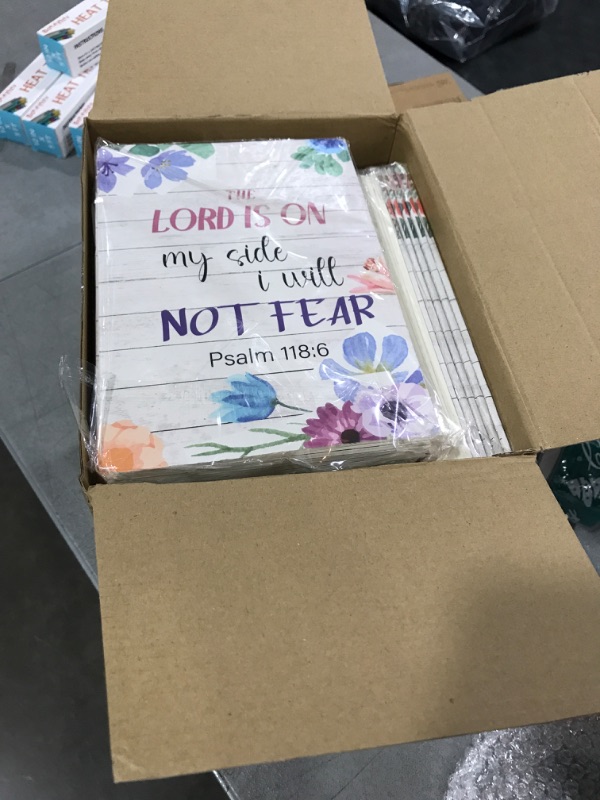 Photo 1 of 100 Pieces Bible Verse Notebooks 