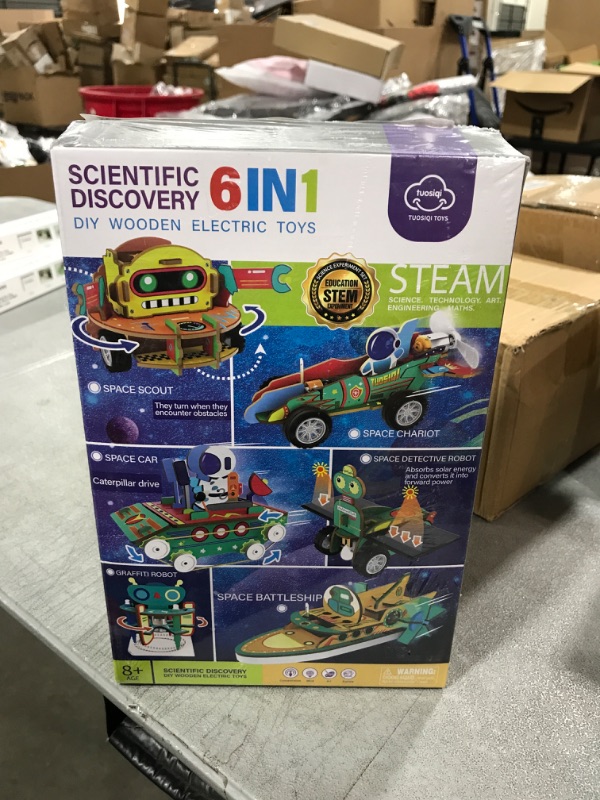 Photo 2 of 6 Set STEM Kits, 3D Wooden Puzzles, STEM Projects for Kids Ages 8-12, DIY Science Educational Crafts Building Kit, Children's Educational Toys, Ideal Gifts for Boys and Girls Age