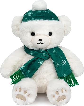 Photo 1 of 2023 Christmas Teddy Bear Christmas Stuffed Animal Plush - Cute Teddy Bear Plush Pillow Stuffed Teddy Doll - Kawaii Christmas Decor Gift for Kids
