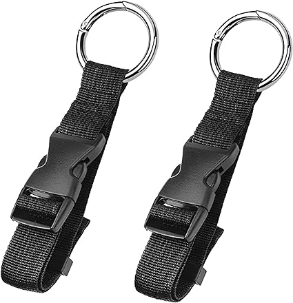 Photo 1 of 2Pcs Travel Luggage Strap - Jacket Gripper Strap - Add a Bag Luggage Strap Baggage Suitcase Belt Travel Accessories - Luggage Connector Straps for Suitcases Bags (16CM / 6.3IN)
