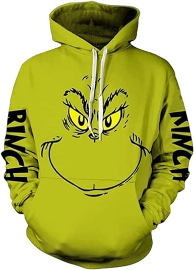 Photo 1 of Buyoem Mens Hoodies Novelty Christmas Hoodie 3D Printed Unisex Men Women Adult Hoodies Pullovers Sweatshirt ---XL