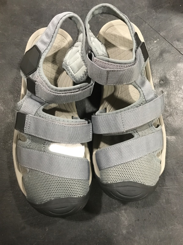 Photo 1 of  Men’s Hiking Sandals Waterproof Athletic Sports Sandals Closed Toe Outdoor Water Sandals Lightweight Beach Walking Sandal Comfortable Non Slip Fisherman Sandals Summer--SIZE 10