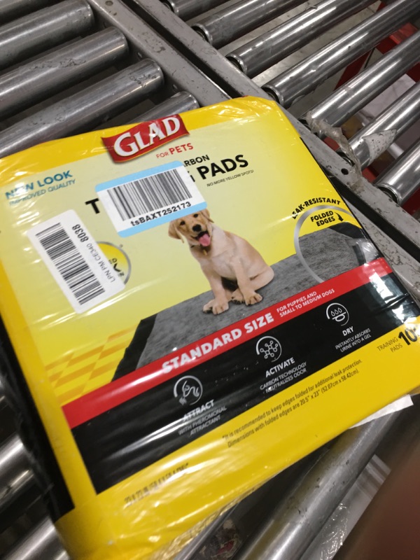Photo 1 of 
Glad for Pets Black Charcoal Puppy Pads | Puppy Potty Training Pads That ABSORB & NEUTRALIZE Urine Instantly | New & Improved Quality Puppy Pee Pads...100CT 