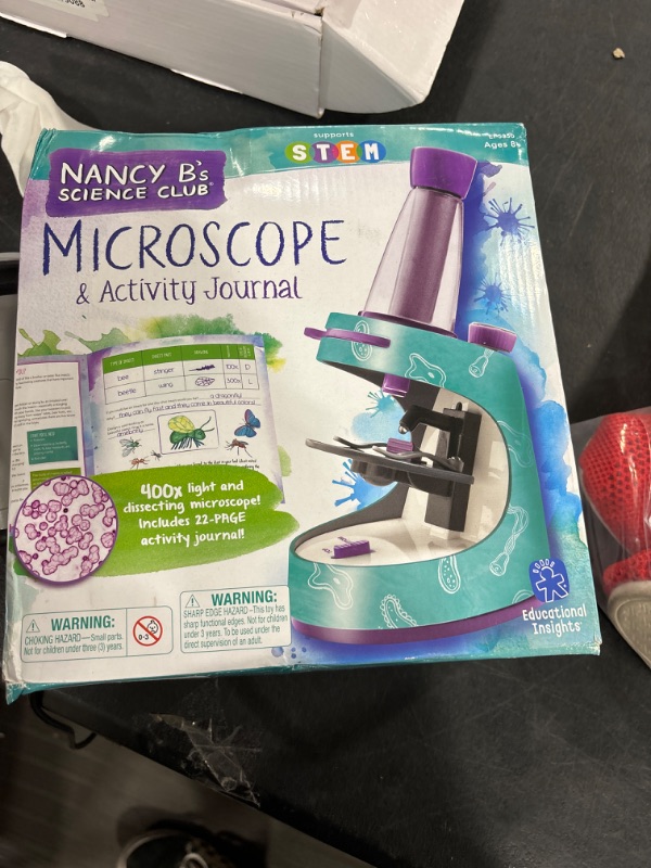 Photo 2 of Educational Insights Nancy B's Science Club Microscope And Activity Journal, Grades 2-7 (5350)