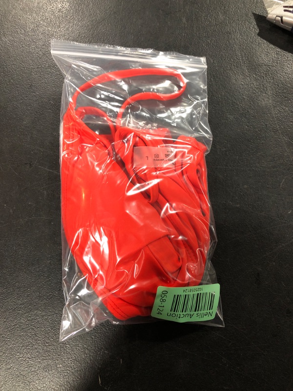 Photo 1 of BIKINI TOP FIRE ORANGE LARGE 