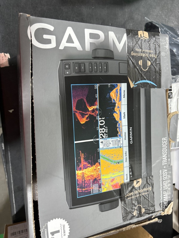 Photo 3 of "Garmin ECHOMAP UHD 93sv with GT56UHD-TM Transducer, 9"" Keyed-Assist Touchscreen Chartplotter with U.S. LakeVu? g3 and Added High-Def Scanning Sonar" (010-02523-01)
