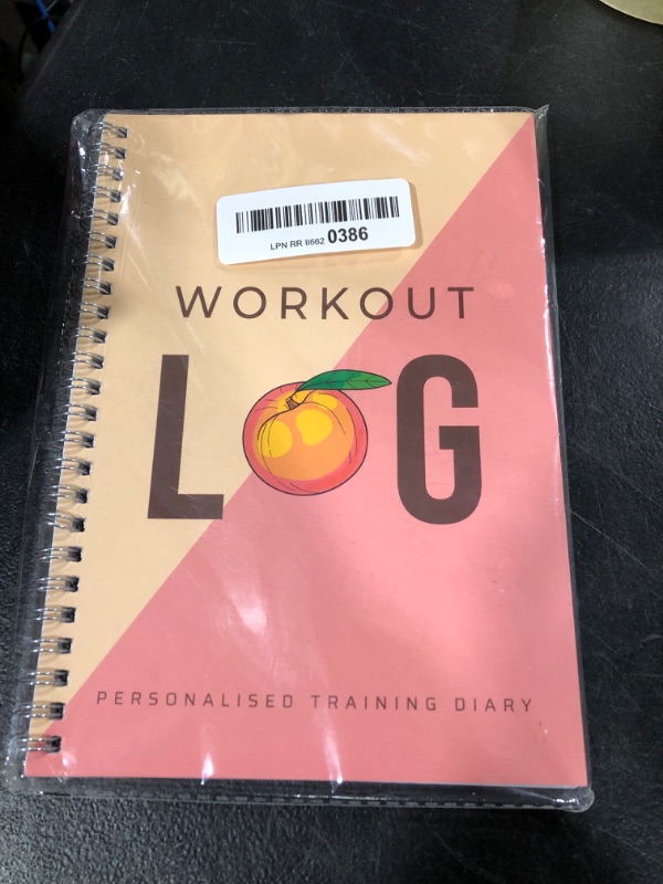 Photo 2 of Workout Planner for Daily Fitness Tracking & Goals Setting (A5 Size, 6” x 8”, Peachy Pink), Men & Women Personal Home & Gym Training Diary, Log Book Journal for Weight Loss by Workout Log Gym