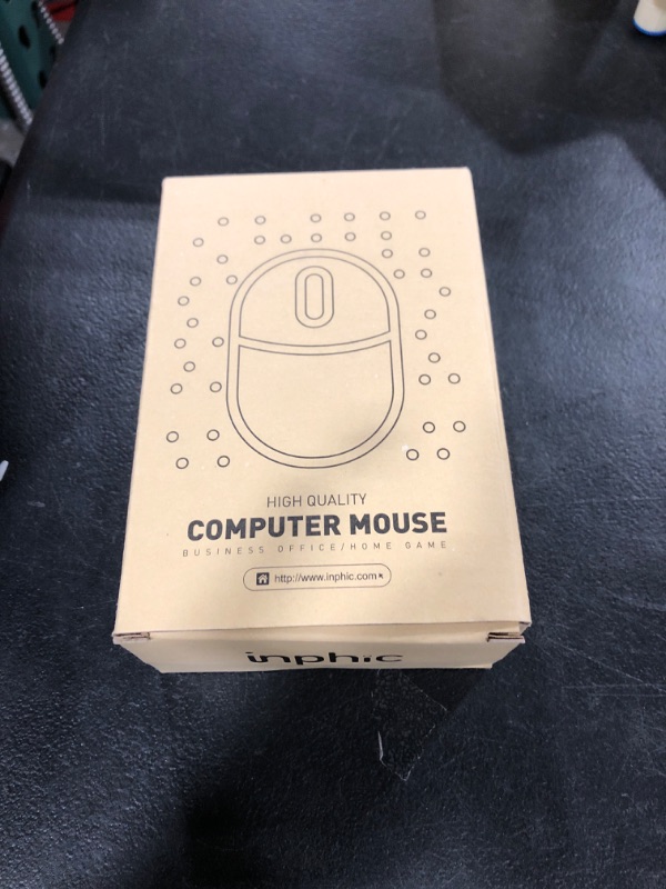 Photo 2 of INPHIC Bluetooth Mouse Rechargeable Wireless Mouse Multi-Device (Tri-Mode:BT 5.0/4.0+2.4Ghz) with Silent, Battery Visible Computer Mouse, Gray Pro-Gray