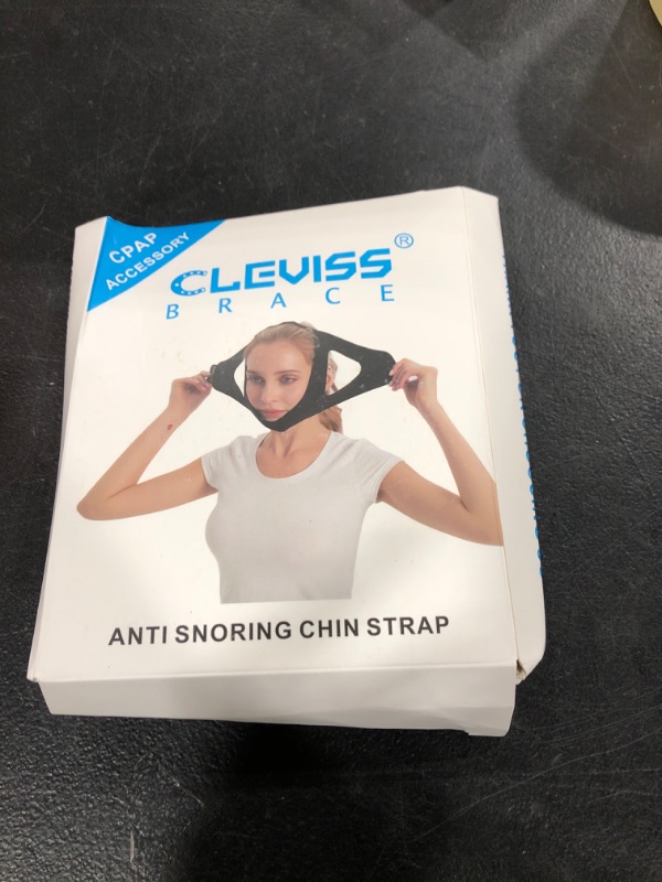 Photo 2 of Anti Snoring Chin Strap for CPAP Users (Black)