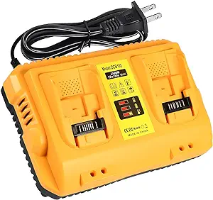 Photo 1 of DCB102 Replacement for Dewalt Battery Charger Station Comaptible with Dewalt 12V/20V Battery Charger Work with Dewalt 20V Battery and Tools?Yellow? 