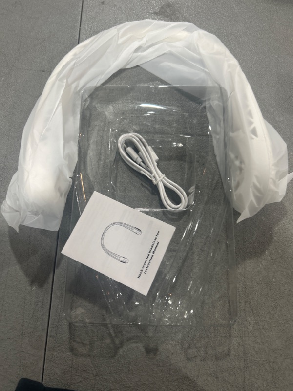 Photo 1 of Gaiatop Personal Neck Fan,Rechargeable Hands Free Bladeless Portable Mini Fans,3 Speeds 48 Air Outlet,Free Adjustment Personal Cooling Fan,Wearable Neck Fan Suitable for Traveling,Sports
