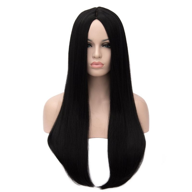 Photo 1 of 26 inches Women's Wig Long Straight Imported Synthetic Cosplay Costume Hair Wig