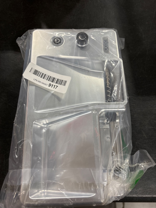 Photo 1 of NEWTRY Infrared Sensor Cigarette Rolling Machine, Electric Automatic Tobacco Roller, Portable Tobacco Injector with 1 Brush, 1 Stirring Rod Silver (0.31’’)