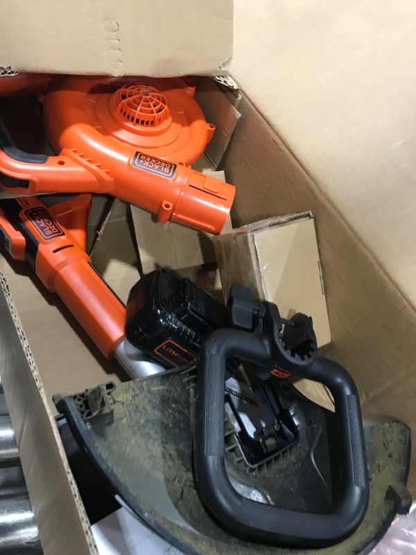 Photo 1 of BLACK+DECKER LCC140 40-volt Max String Trimmer and Sweeper Lithium Ion Co with Replacement Spool with 30 Feet w/ extra 30-ft spool