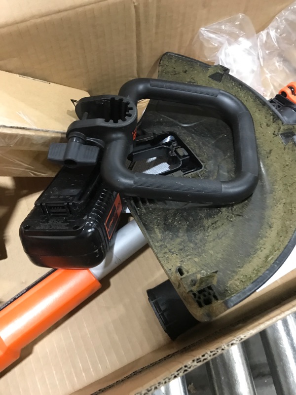 Photo 1 of BLACK+DECKER LCC140 40-volt Max String Trimmer and Sweeper Lithium Ion Co with Replacement Spool with 30 Feet w/ extra 30-ft spool