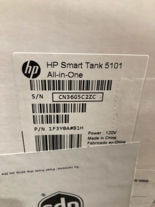 Photo 6 of HP Smart-Tank 5101 Wireless All-in-One Ink-Tank Printer (1F3Y0A),White