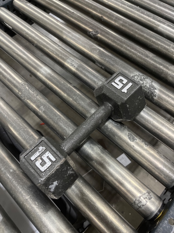Photo 1 of 15LB DUMBBELL