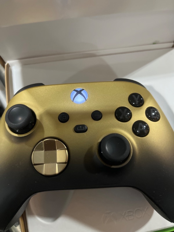 Photo 3 of Xbox Special Edition Wireless Gaming Controller – Gold Shadow – Xbox Series X|S, Xbox One, Windows PC, Android, and iOS Gold Shadow Wireless Controllers