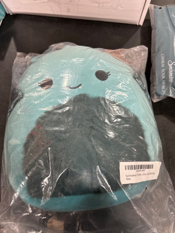 Photo 2 of Squishmallows 10" Lucasta The Teal Bat - Officially Licensed Kellytoy Plush - Collectible Soft & Squishy Stuffed Animal Toy - Add to Your Squad - Gift for Kids, Girls & Boys - 10 Inch