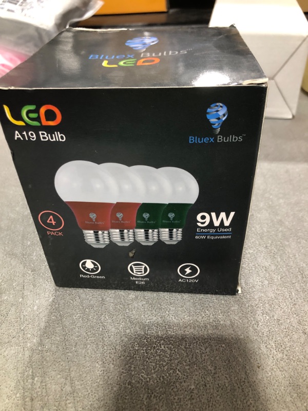 Photo 1 of 4 PACK LED LIGHT BULBS 