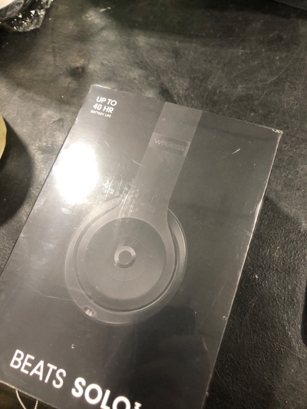 Photo 2 of Beats Solo3 Wireless On-Ear Headphones - Apple W1 Headphone Chip, Class 1 Bluetooth, 40 Hours of Listening Time, Built-in Microphone - Black (Latest Model)