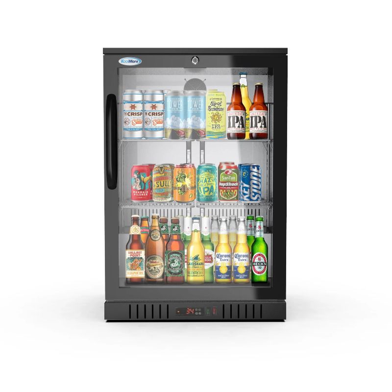 Photo 1 of KOOLMORE 24 in. One-Door Back Bar Refrigerator - 4.1 Cu Ft. BC-1DSW-BK