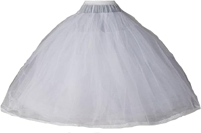 Photo 1 of Dearta Women's 8 Layers Tulle Ball Gowns Dresses Petticoats with No Rings