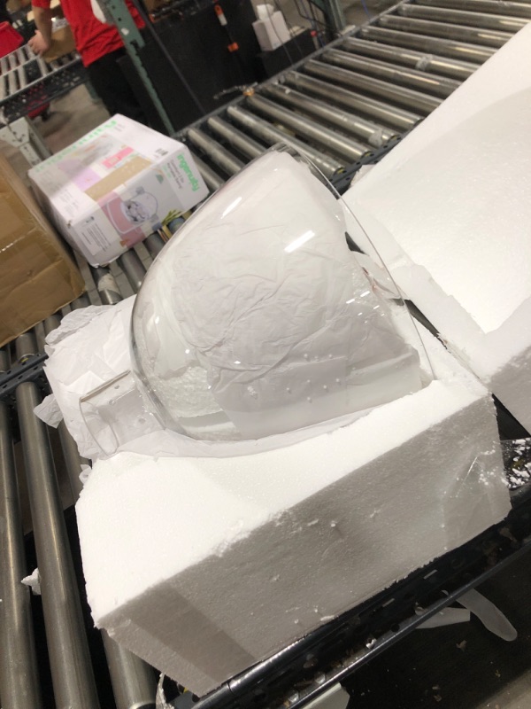 Photo 1 of Nathan James Leigh Pendant Lighting, Black Hanging Ceiling Light with Oversized Glass Shade and Adjustable Cord, for Kitchen Island or Entryway, Matte Black/Clear Clear/Matte Black 1